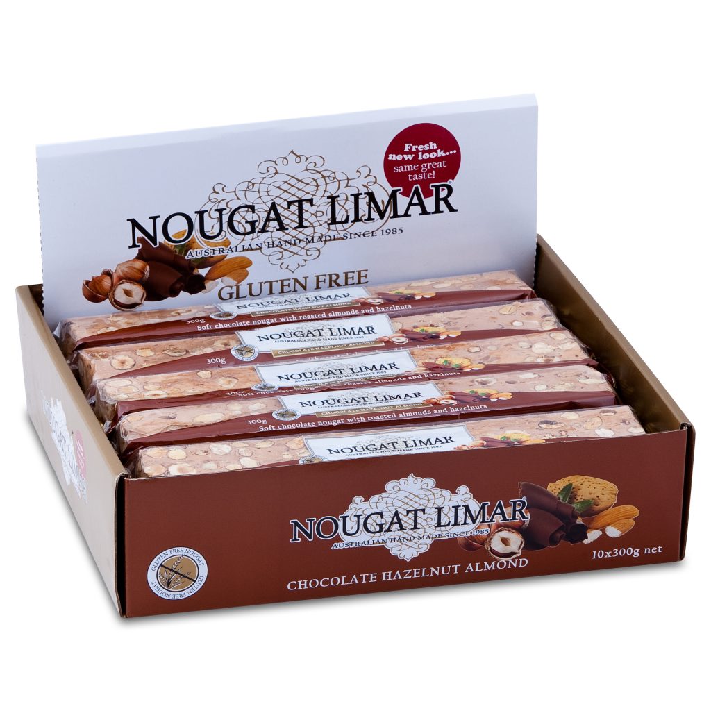 Chocolate Almond & Hazelnuts Bulk Box Nougat Limar